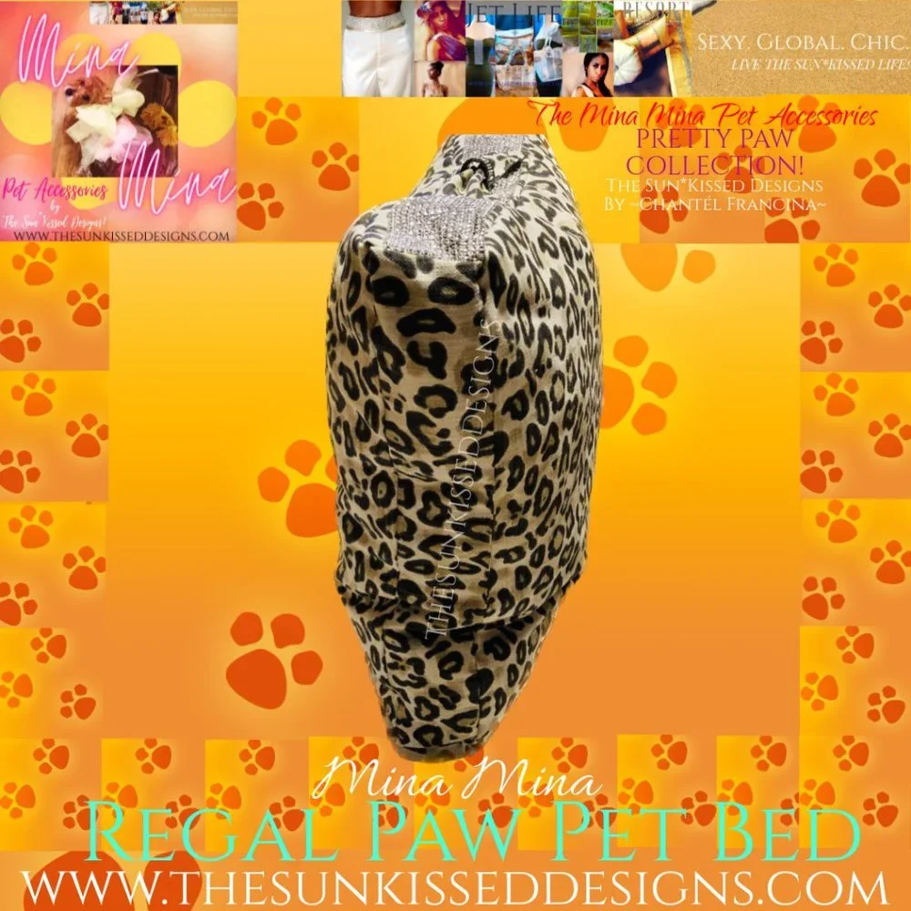 2 Mina Mina Regal Paw Pet Beds By~The Sun*Kissed Designs